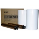 8x10 Media Print Kit for DNP DS80 Printers, DNP Paper & Ink Ribbon 8x10 x130 x 2 sets (260 prints) [DS80 8X10] 