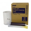 DNP IDW500 4x6 Paper and Ribbon. 1 Kit Per Box, 350 Prints