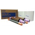 5x7 Media Print Kit for DNP DS40 Printers, DNP Paper & Ink Ribbon 5x7 x230 x 2 sets (460 prints)  New Generation [DS40 5X7] 