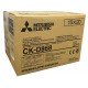 4x6/6x8 Media Print Kits for Mitsubishi D80 Printers, Mitsubishi Paper & Ink Ribbon 4x6 x430 x 2 sets (860 prints) [CK-D868] 