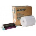 6x9 Media Print Kits for Mitsubishi 9000U, 9500U, 9550U and 9800U Printers, Mitsubishi Roll Paper & Ink Ribbon 6x9 X270 Prints (for U printers only) [CK-956R] 